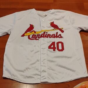 White and Red St. Louis Cardinals Baseball Jersey